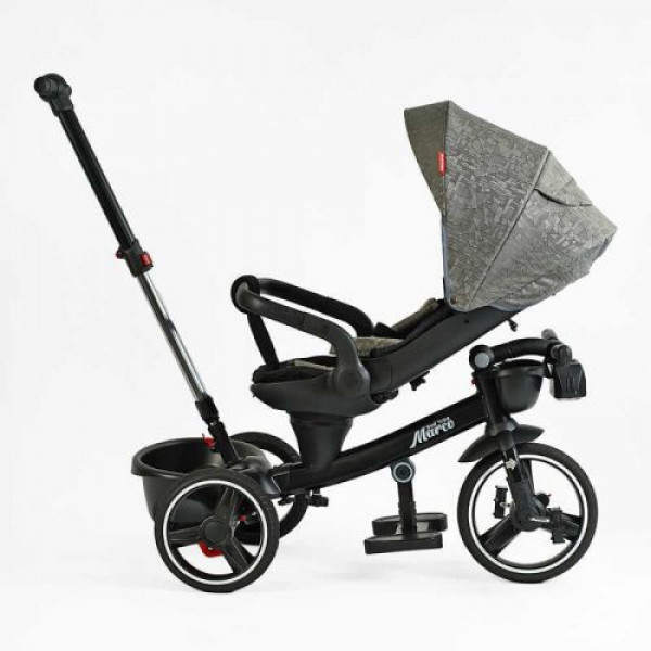 Велосипед 9155 / 318-82 BestTrike Marco (1) поворотне сидіння, складне кермо, колеса з прогумованим PU, кошик, телескопічна ручка, фара музична