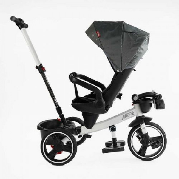 Велосипед "BestTrike Marco" (поворотне сидіння, складне кермо, колеса з прогумованим PU, кошик, телескопічна ручка, фара музична)