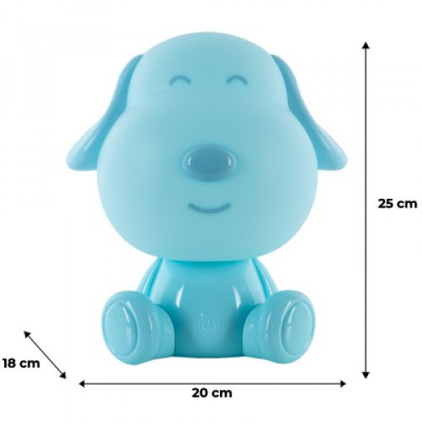 Світильник-нічник LED з акумулятором Doggy, блакитний