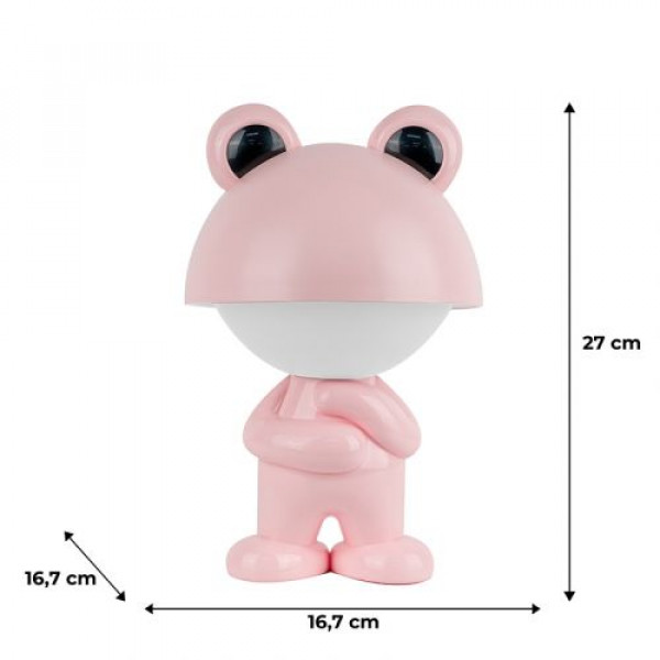 Світильник-нічник LED з акумулятором Dreamy Froggy, рожевий