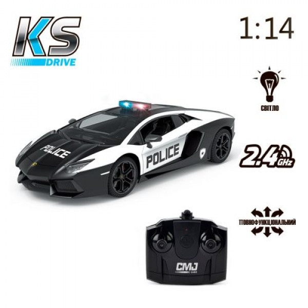 Машинка на радіокеруванні KS Drive на р/к - Lamborghini Aventador Police