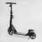 Самокат двоколісний "Best Scooter" (ФАРА, переднє колесо PU 230 мм, заднє колесо 200 мм, 2 амортизатори, дискове гальмо, затискач керма)