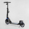 Самокат двоколісний "Best Scooter" (ФАРА, переднє колесо PU 230 мм, заднє колесо 200мм, 2 амортизатори, дискове гальмо, затискач керма)