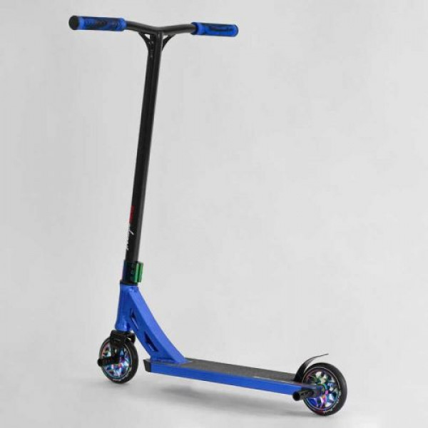 Самокат трюковий "Best Scoote" (HIC-система, ПЕГИ, алюмінієвий диск та дека, колеса PU, d=120 мм, ширина керма 58 см)