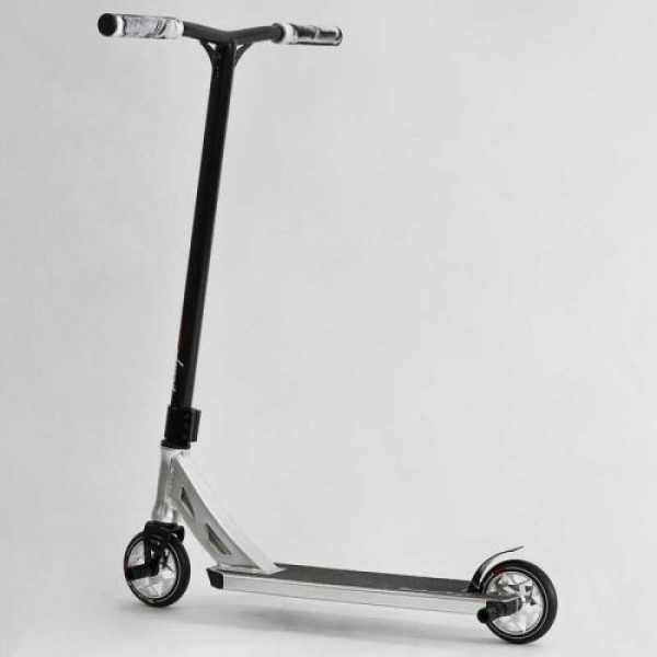 Самокат трюковий "Best Scooter" (HIC-система, ПЕГИ, алюмінієвий диск та дека, колеса PU, d=120 мм, ширина керма 58 см)