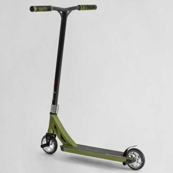 Самокат трюковий "Best Scoote" (HIC-система, ПЕГИ, алюмінієвий диск та дека, колеса PU, d=120 мм, ширина керма 58 см)