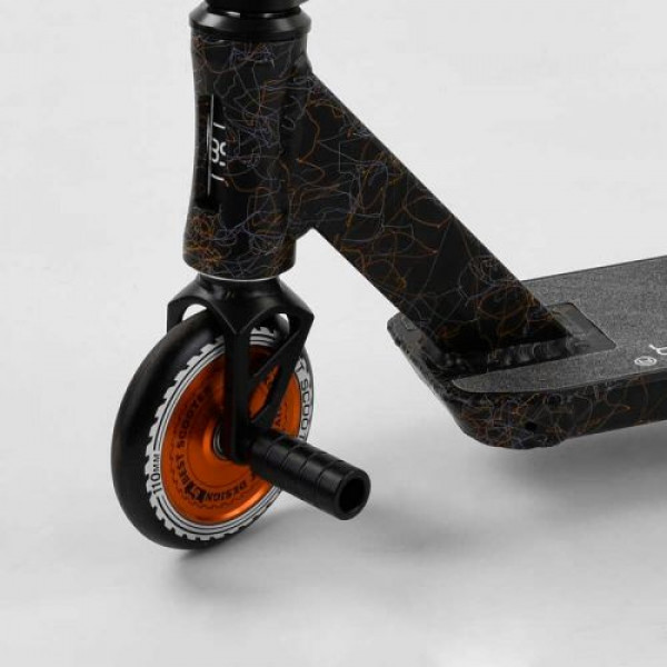 Самокат трюковий "Best Scooter. CRASH" (HIC-система, ПЕГИ, алюмінієвий диск і дека, колеса 110 мм PU, ширина керма - 57 см, в коробці)