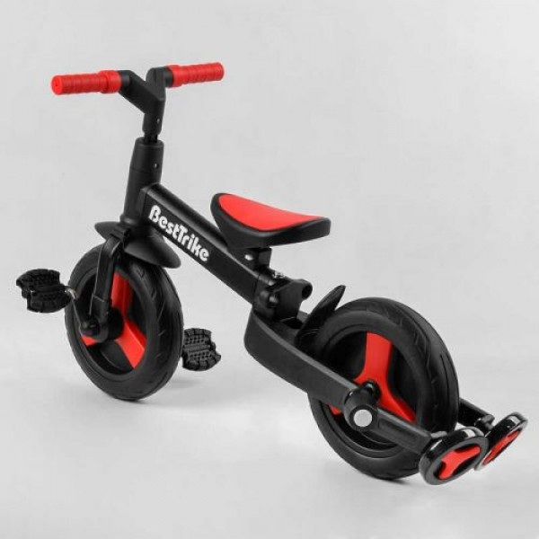 Велосипед-трансформер "Best Trike" (колеса PU 10'', батьківська ручка, знімні педалі)