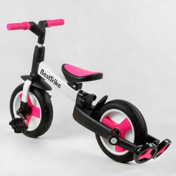 Велосипед-трансформер "Best Trike" (колеса PU 10'', батьківська ручка, знімні педалі)