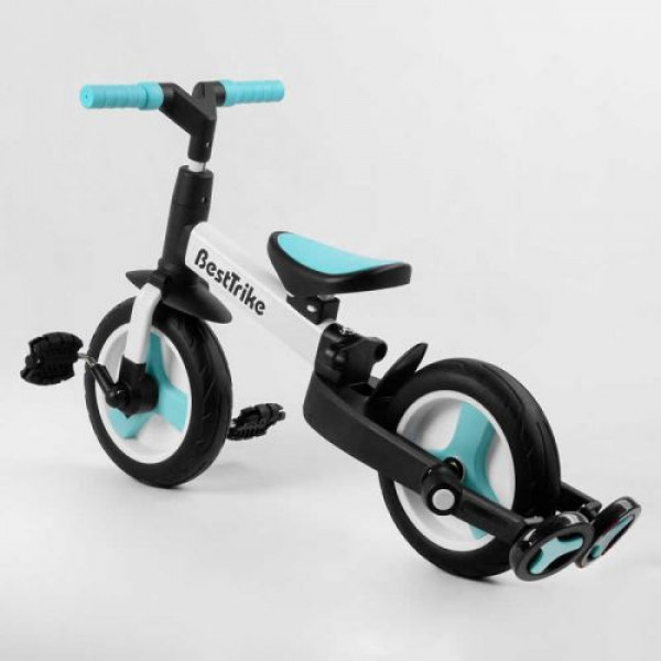 Велосипед-трансформер "Best Trike" (колеса PU 10'', батьківська ручка, знімні педалі)