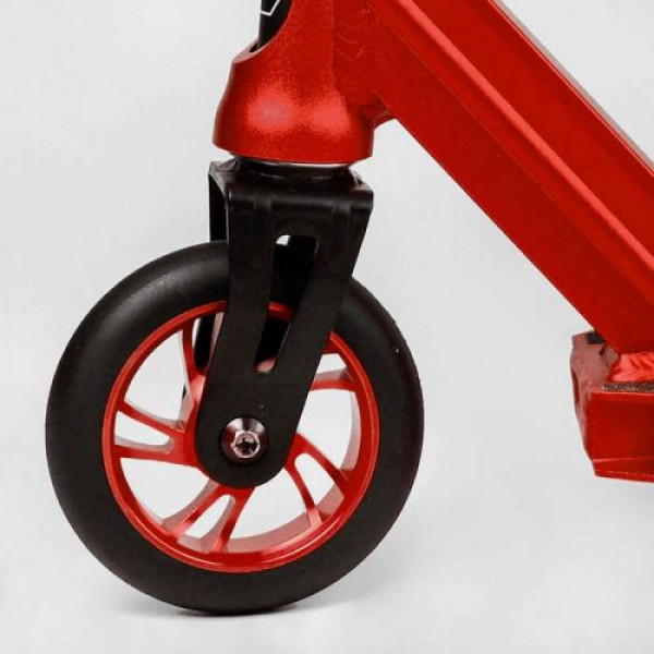 Самокат трюковий "Best Scooter" (HIC-система, ПЕГИ, алюмінієвий диск та дека, АНОДОВАНЕ ФАРБУВАННЯ, колеса PU, d=110 мм, ширина керма – 58 см)