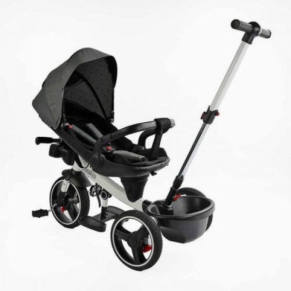 Велосипед "BestTrike Marco" (поворотне сидіння, складне кермо, колеса з прогумованим PU, кошик, телескопічна ручка, фара музична)