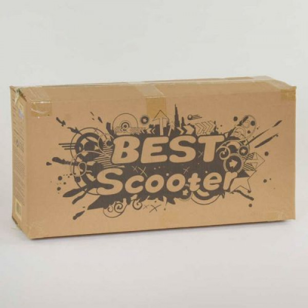 Самокат 5в1 68995 (1) Best Scooter, АБСТРАКЦІЯ, PU колеса, ПІДСВІЧУВАННЯ КОЛІС, в коробці