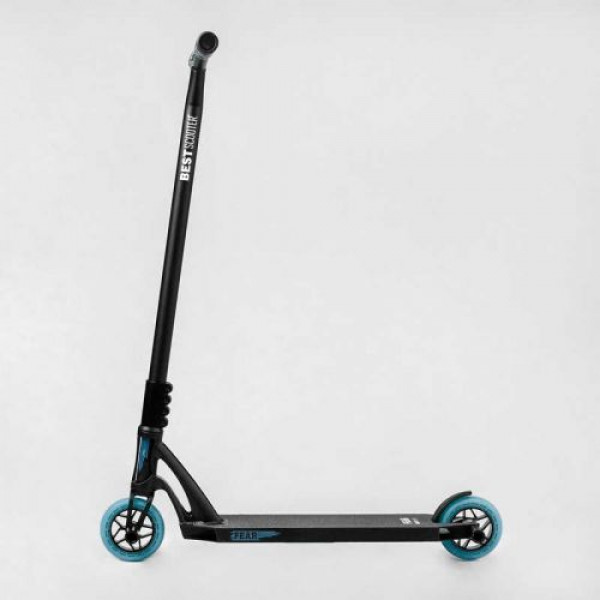 Самокат трюковий "Best Scooter" FEAR, SCS-система, ПЕГИ, алюмінієвий диск та дека, колеса PU, d=115 мм, ширина керма 58 см