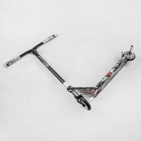 Самокат трюковий "Best Scooter" (HIC-система, ПЕГИ, алюмінієвий диск та дека з ПРИНТОМ, колеса PU, d = 110мм, ширина керма - 60 см, в коробці)