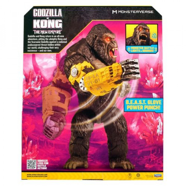 Фігурка Godzilla x Kong – Мегапотужний удар Конга (світло, звук)