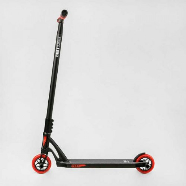 Самокат трюковий "Best Scooter" FEAR, SCS-система, ПЕГИ, алюмінієвий диск та дека, колеса PU, d=115 мм, ширина керма 58 см
