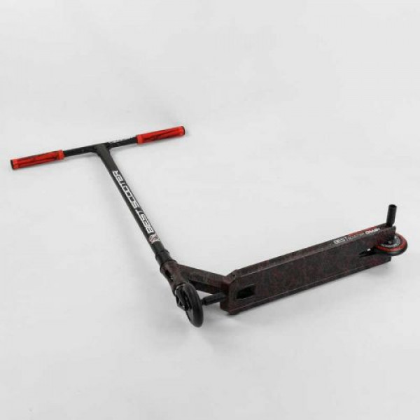 Самокат трюковий "Best Scooter. CRASH" (HIC-система, ПЕГИ, алюмінієвий диск і дека, колеса 110 мм PU, ширина керма - 57 см, в коробці)