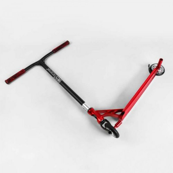 Самокат трюковий "Best Scooter" (HIC-система, ПЕГИ, алюмінієвий диск та дека, АНОДОВАНЕ ФАРБУВАННЯ, колеса PU, d = 110мм, ширина керма - 60 см)