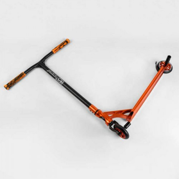Самокат трюковий "Best Scooter" (HIC-система, ПЕГИ, алюмінієвий диск та дека, АНОДОВАНЕ ФАРБУВАННЯ, колеса PU, d = 110мм, ширина керма - 60 см)