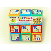 Кубики "Абетка" (9 шт)