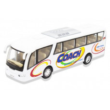 Інерційний автобус "Coach" (білий)