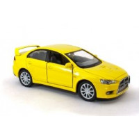 Машинка KINSMART "Mitsubishi Lancer Evolution X" (жовта)