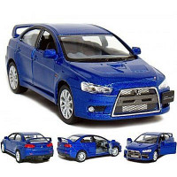 Машинка KINSMART "Mitsubishi Lancer Evolution X" (синя)
