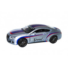 Машинка KINSMART "Bentley Continental GT" (срібляста)