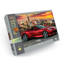 Пазли "Червоне авто" 1500 ел