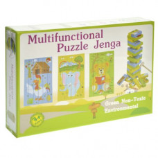 Дерев'яна джанга-пазл "Multifunctional Puzzle Jenga" (англ)