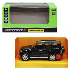 Машинка металева "АВТОПРОМ Mitsubishi Pajero", чорний