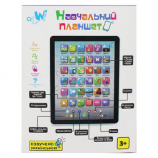 Планшет з абеткою TK 00921 (60) "WToys", ОЗВУЧУВАННЯ УКРАЇНСЬКОЮ МОВОЮ, абетка, слова, вірші, загадки, казки, пісні, скоромовки, у коробці