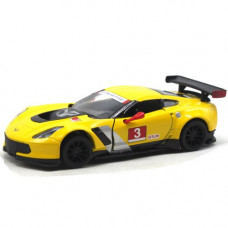 Машинка металева "Chevrolet Corvette C7 2016", жовтий