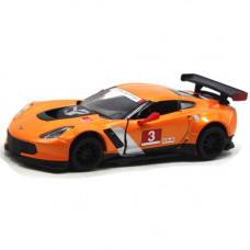 Машинка металева "Chevrolet Corvette C7 2016", помаранчевий