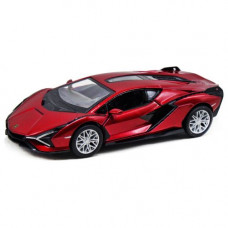Машинка металева "Lamborghini Sian FKP 37", червоний