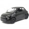 Машинка металева "Fiat 500E", чорний