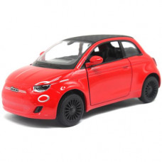 Машинка металева "Fiat 500E", червоний