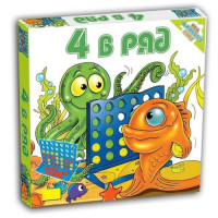 Дитяча настільна гра "4 в ряд" (укр)