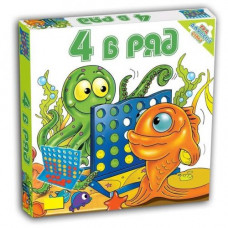 Дитяча настільна гра "4 в ряд" (укр)