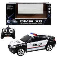 Машинка на радіокеруванні "BMW X6. Police", чорна