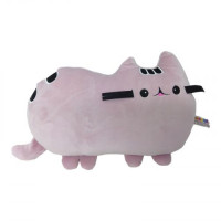 Мʼяка іграшка "Подушка Cat 2", фуксія, 35 см