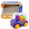 Музична машинка на батарейках "Dino Car", синя