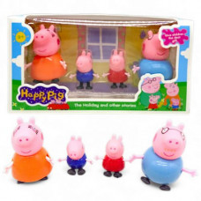 Набір фігурок "Peppa Pig", 4 персонажі