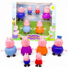 Набір фігурок "Peppa Pig", 6 персонажів