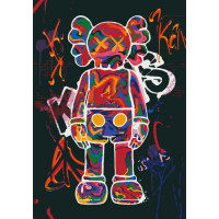 Картина по номерах "Kaws", 28х40 см