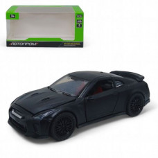 Машинка металева "Автопром. Nissan GTR", чорна