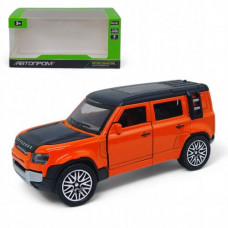 Машинка металева "Автопром. Land Rover Defender", помаранчева