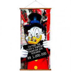 Гобелен "Скрудж Макдак", 40*80 см, OT1008
