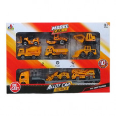 Набір металевих машинок "Model car: Будівельна техніка"